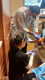 Gathering blood for PRF