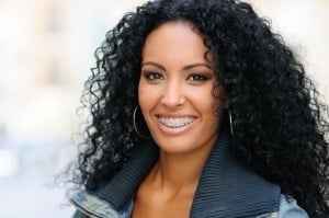 smiling woman
